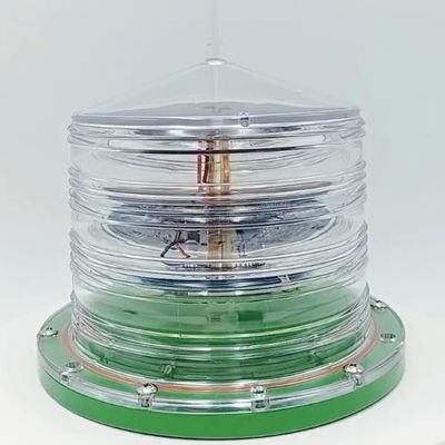 6.4V8AH couleur de vert de la batterie 2W Marine Lantern solaire pour l'avertissement de balise